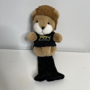 Logo Bear 1987 1992 MGM Grand Golf Club Cover Vintage Brown Hair Collectible